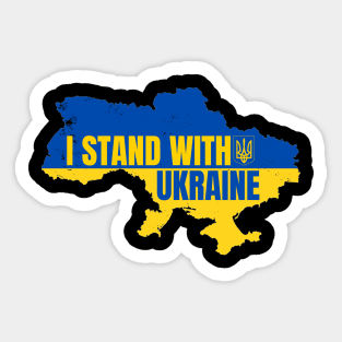 I-Stand-With-Ukraine Sticker